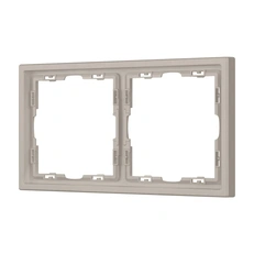 Изображение Рамка 2 поста Arlight NOBE, кашемир soft-touch 059456(1)