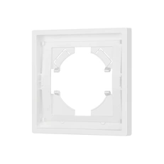 Изображение Рамка 1 пост пластиковая Arlight TENDO, белый матовый 053835
